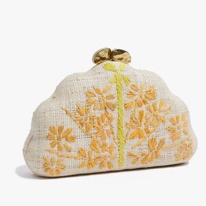 Aerin x Pamela Munson Mediterranean Honeysuckle Clutch